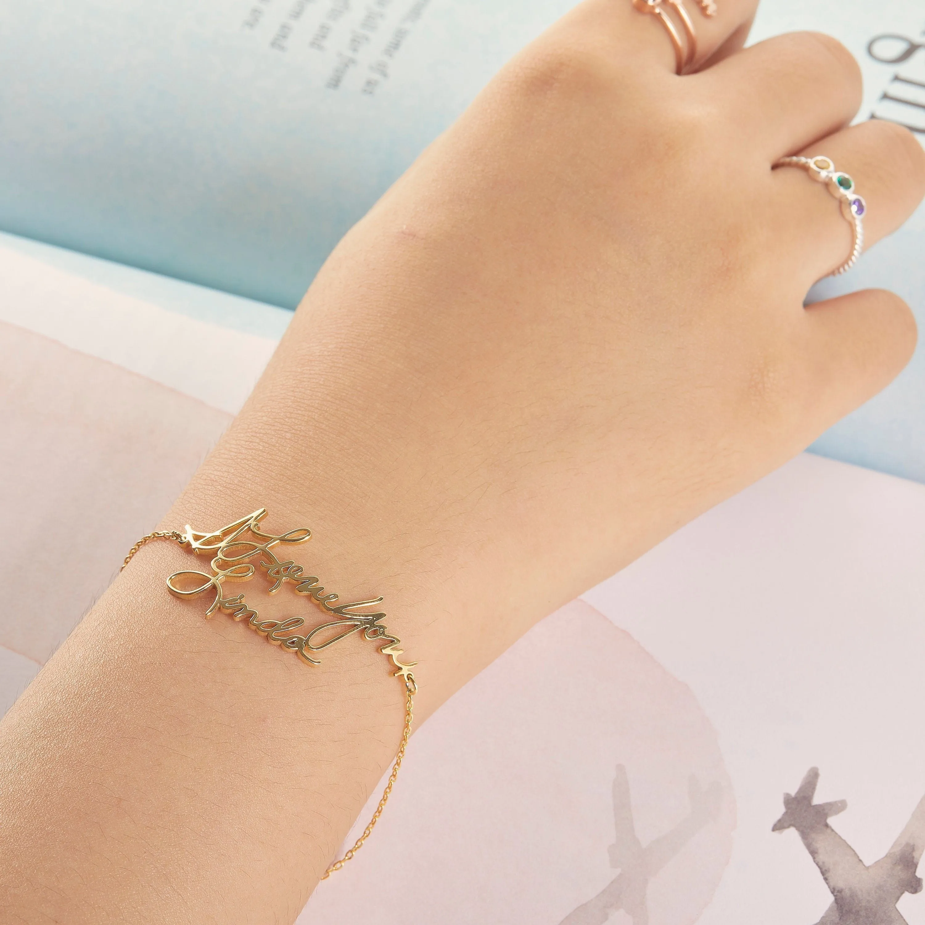 Handwriting Bracelet | Dainty Bracelet | Keepsake Memorial Bracelet | Actual Handwriting Bracelet | Signature Bracelet | Handwriting Jewelry