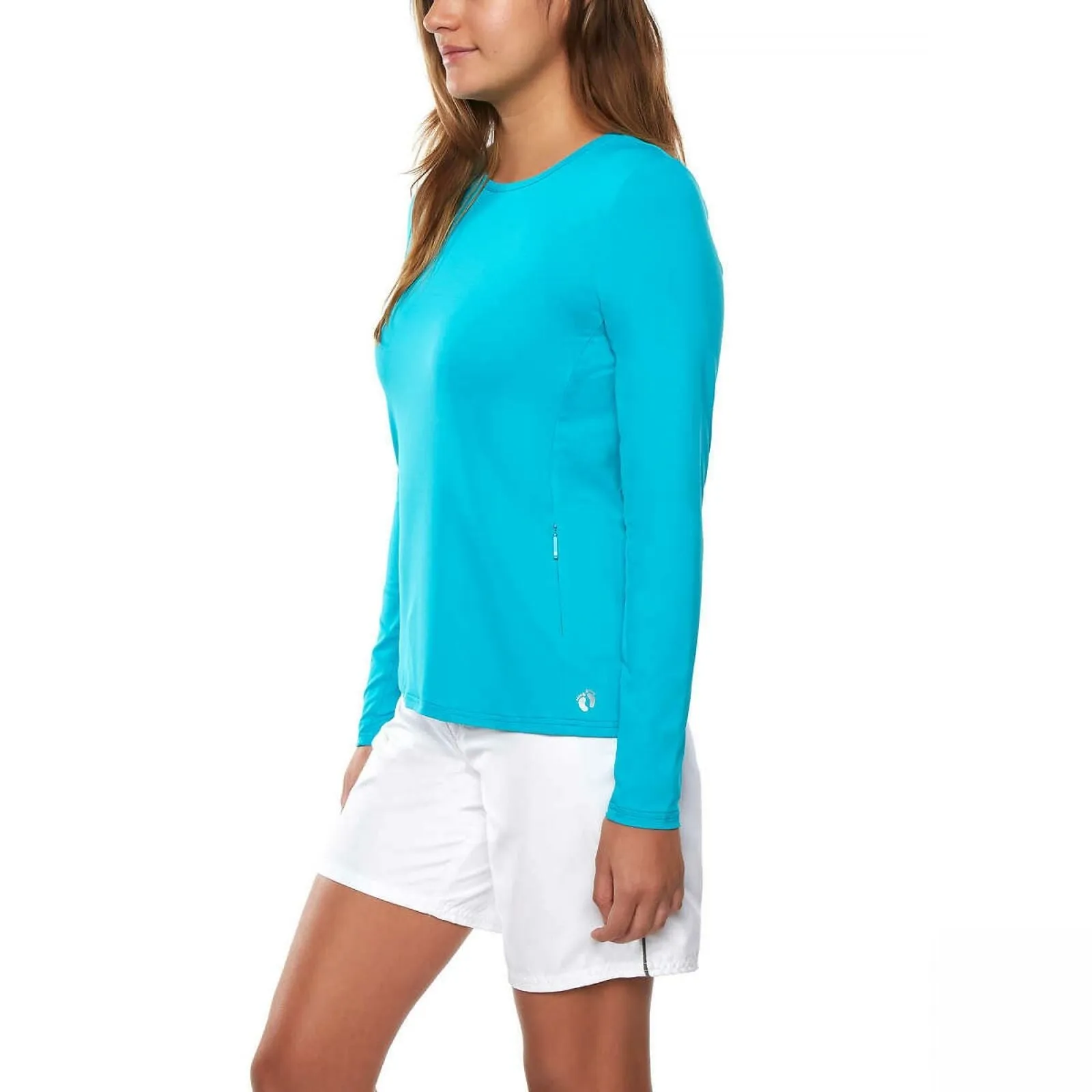 Hang Ten Women's Long Sleeve Sun Protection T-Shirt With Pocket