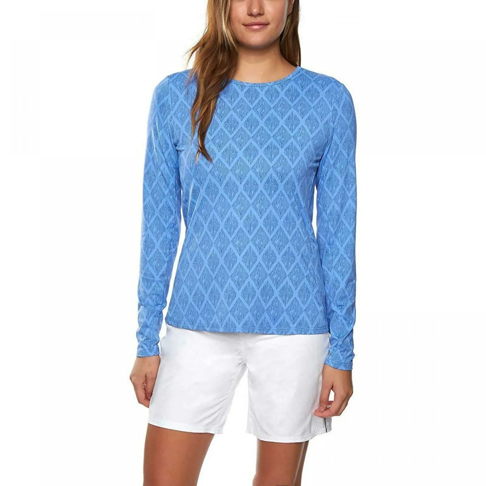 Hang Ten Women's Long Sleeve Sun Protection T-Shirt With Pocket