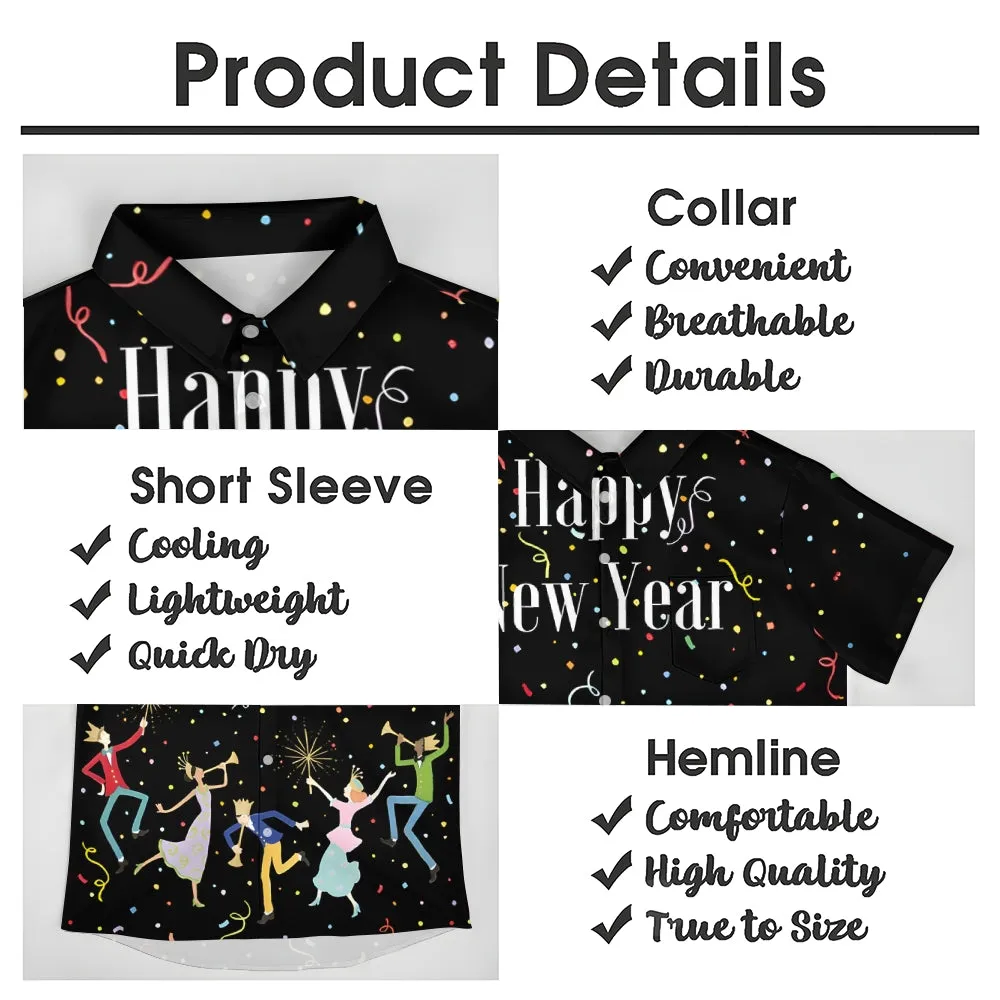 Happy New Year Short Sleeve Shirt 2411013079
