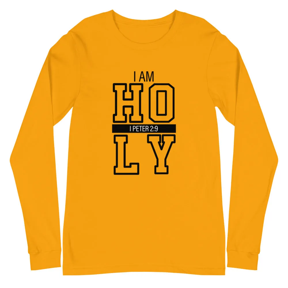 I AM Holy (Gold LS T-Shirt)