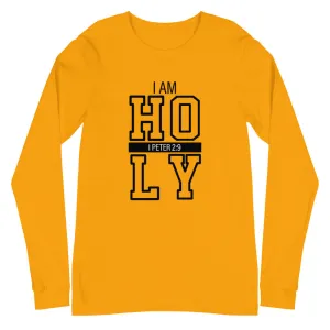 I AM Holy (Gold LS T-Shirt)