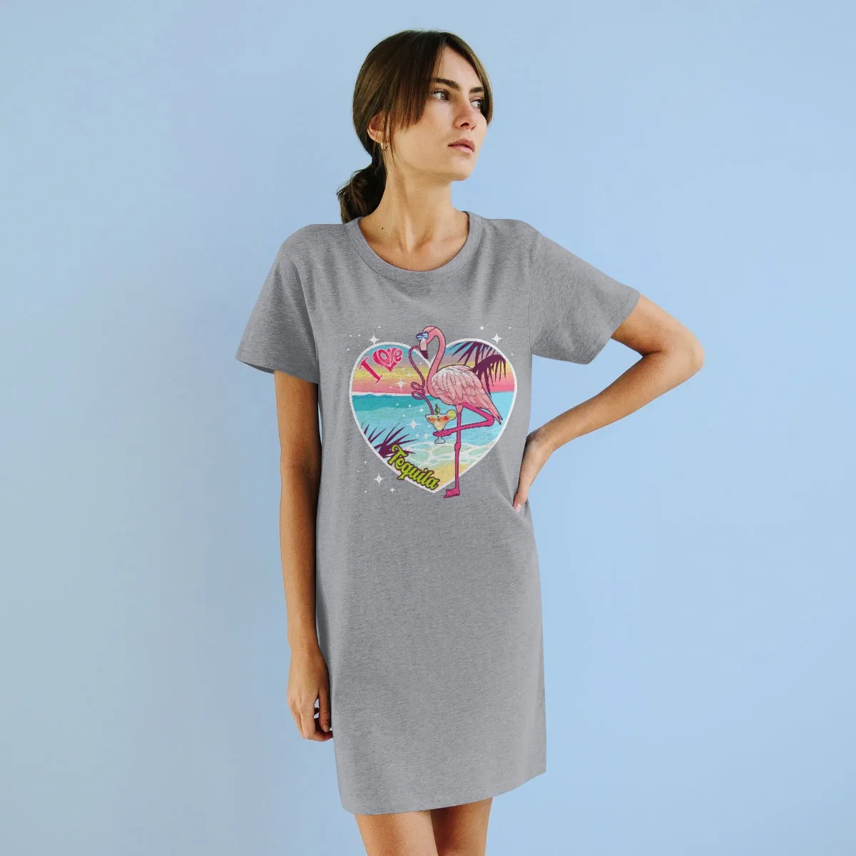 I Love Tequila - Organic T-Shirt Dress