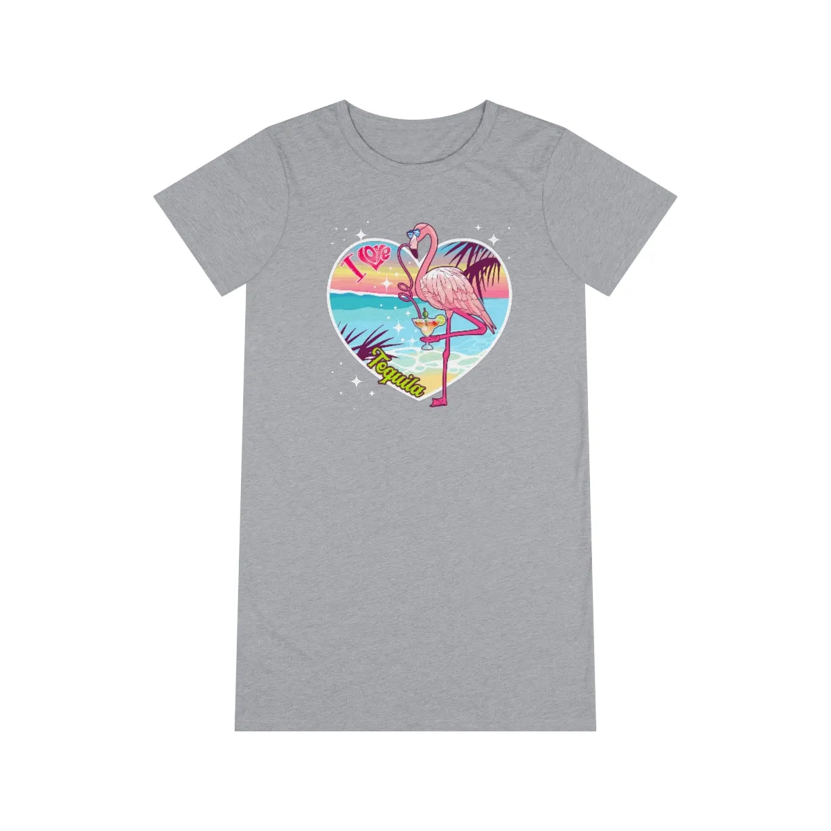 I Love Tequila - Organic T-Shirt Dress