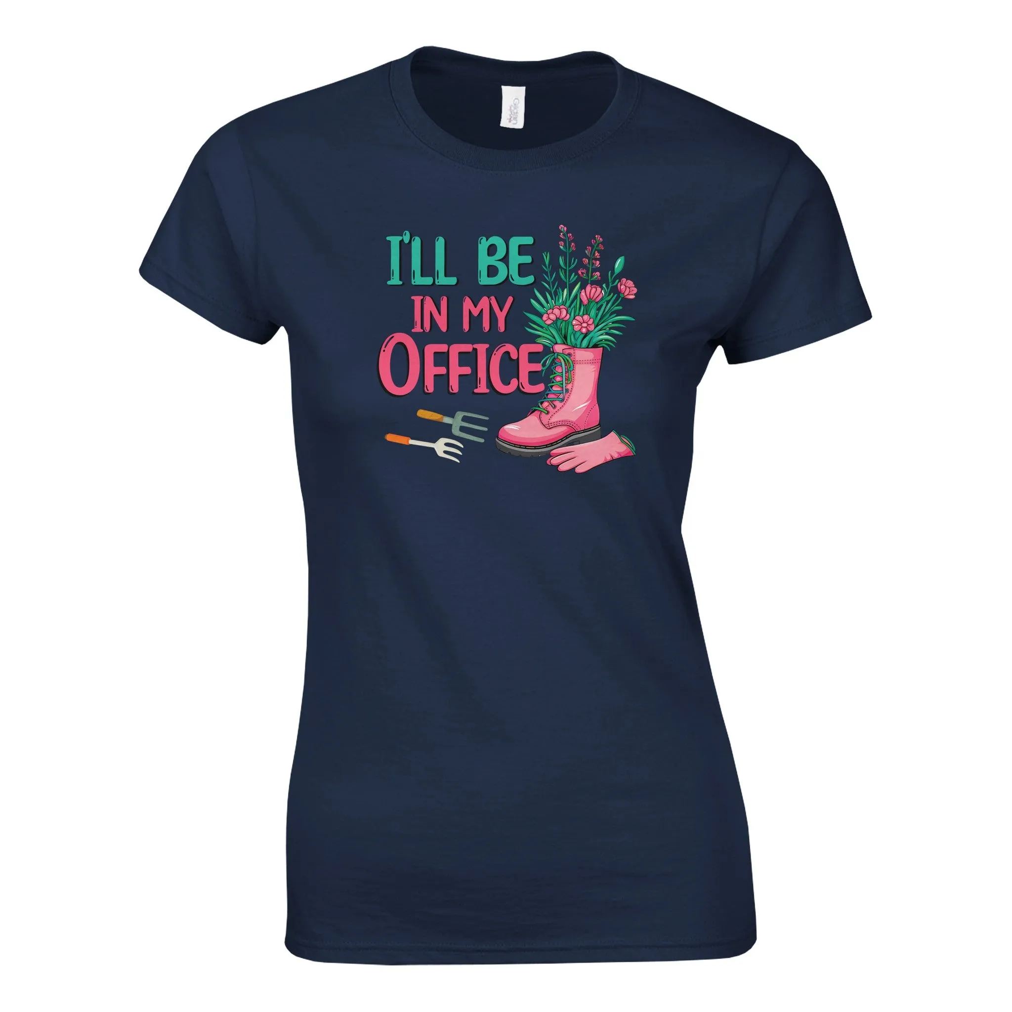 I'LL BE IN MY OFFICE Womens Crewneck T-Shirt