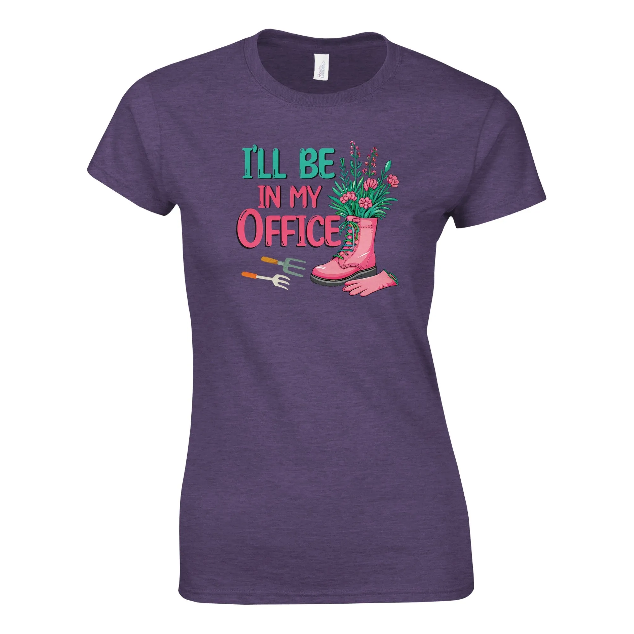 I'LL BE IN MY OFFICE Womens Crewneck T-Shirt