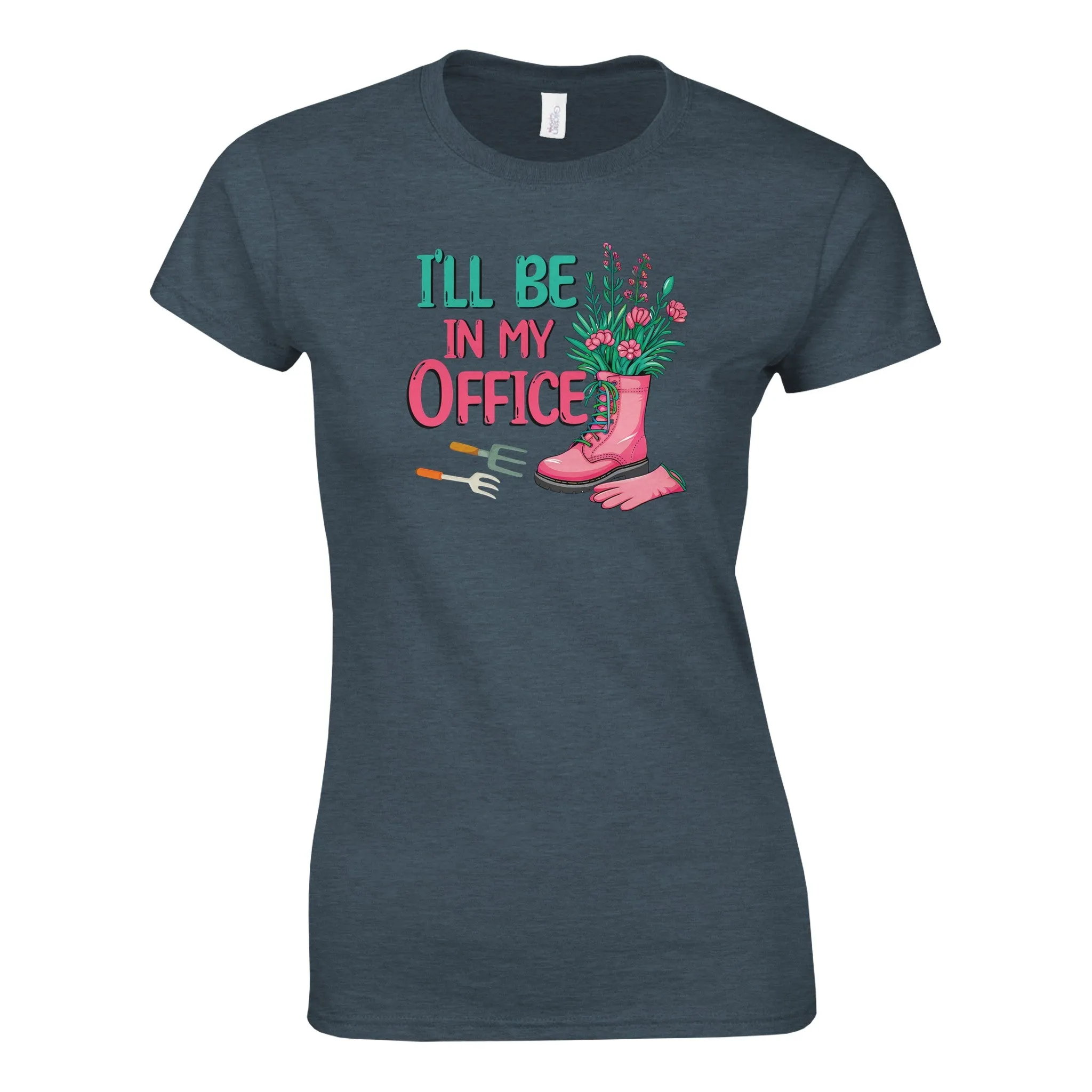 I'LL BE IN MY OFFICE Womens Crewneck T-Shirt