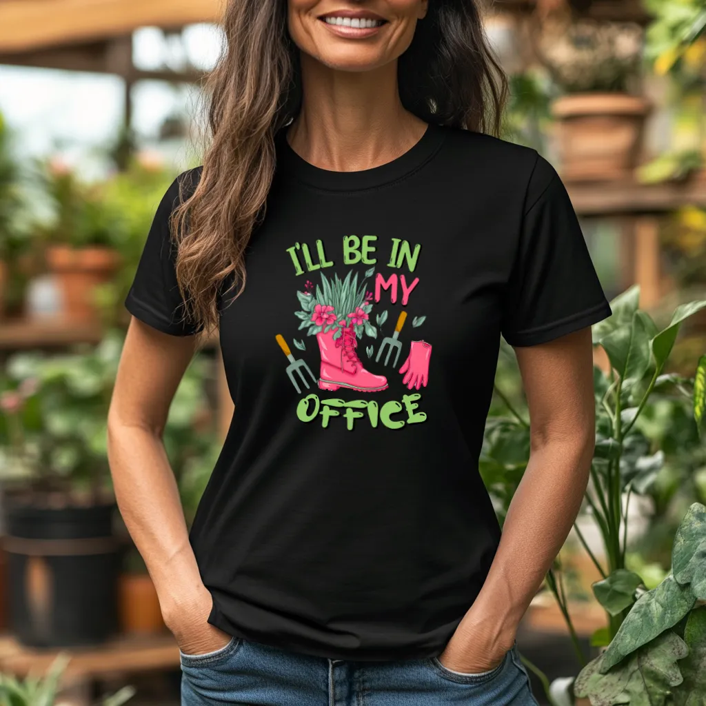 I'LL BE IN MY OFFICE Womens T-Shirt