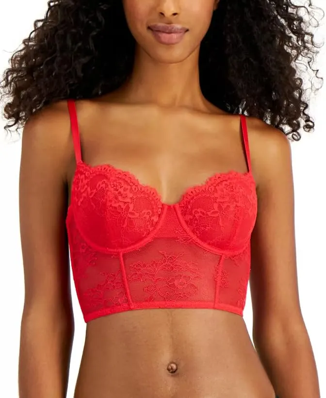 I.N.C. International Concepts Women's Lace Bustier Lingerie,