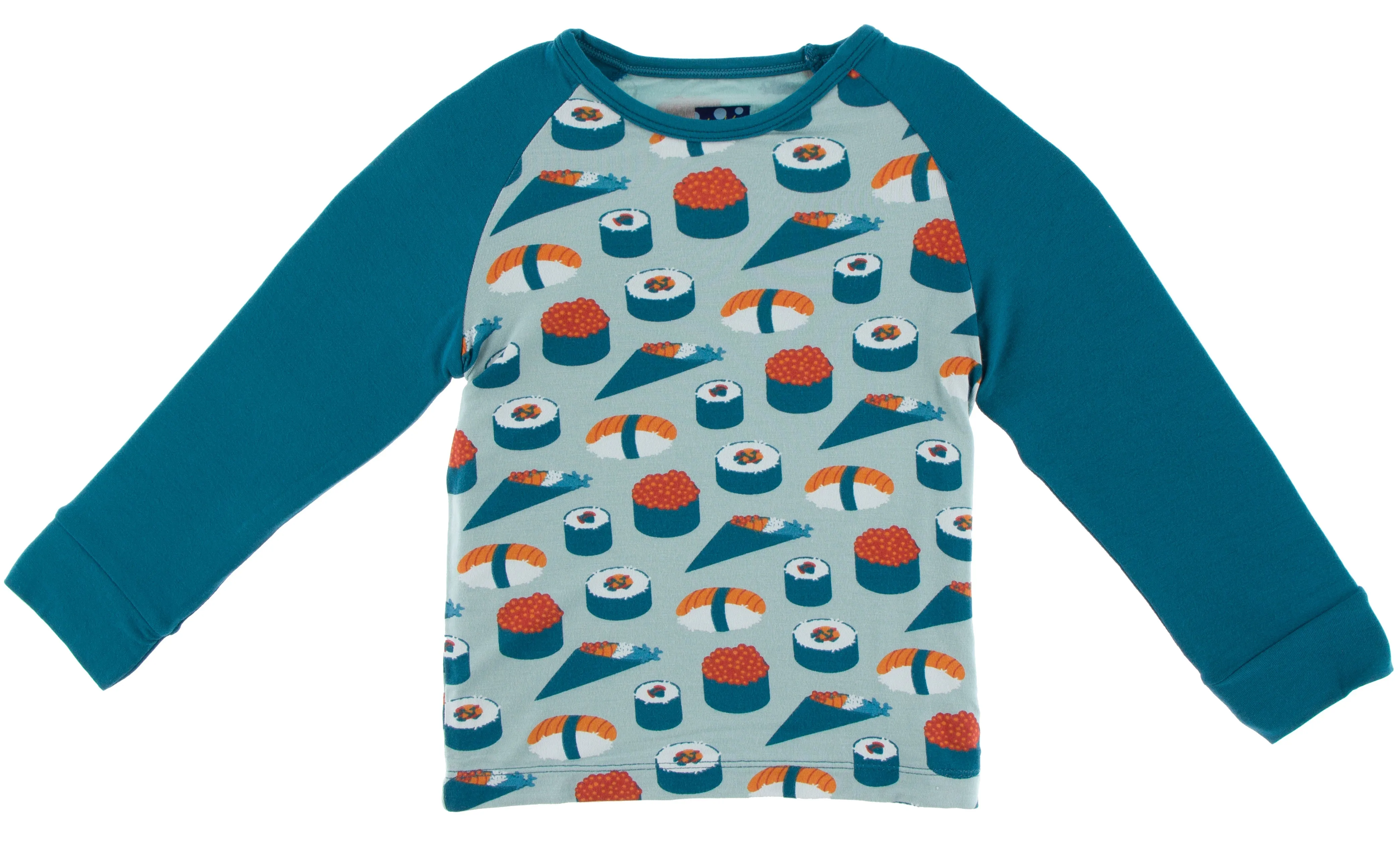 KicKee Pants Jade Sushi Fitted Raglan Tee