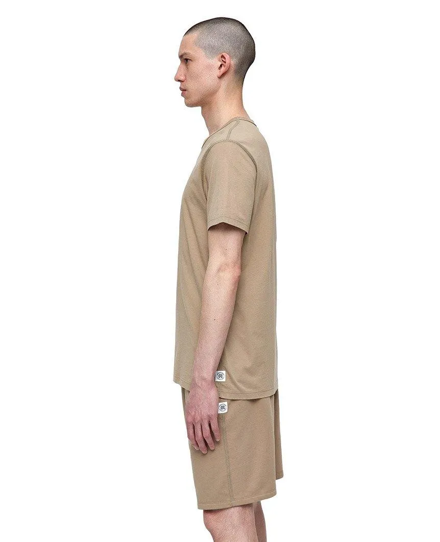Knit Cotton Ringspun Jersey Khaki