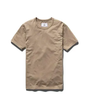 Knit Cotton Ringspun Jersey Khaki