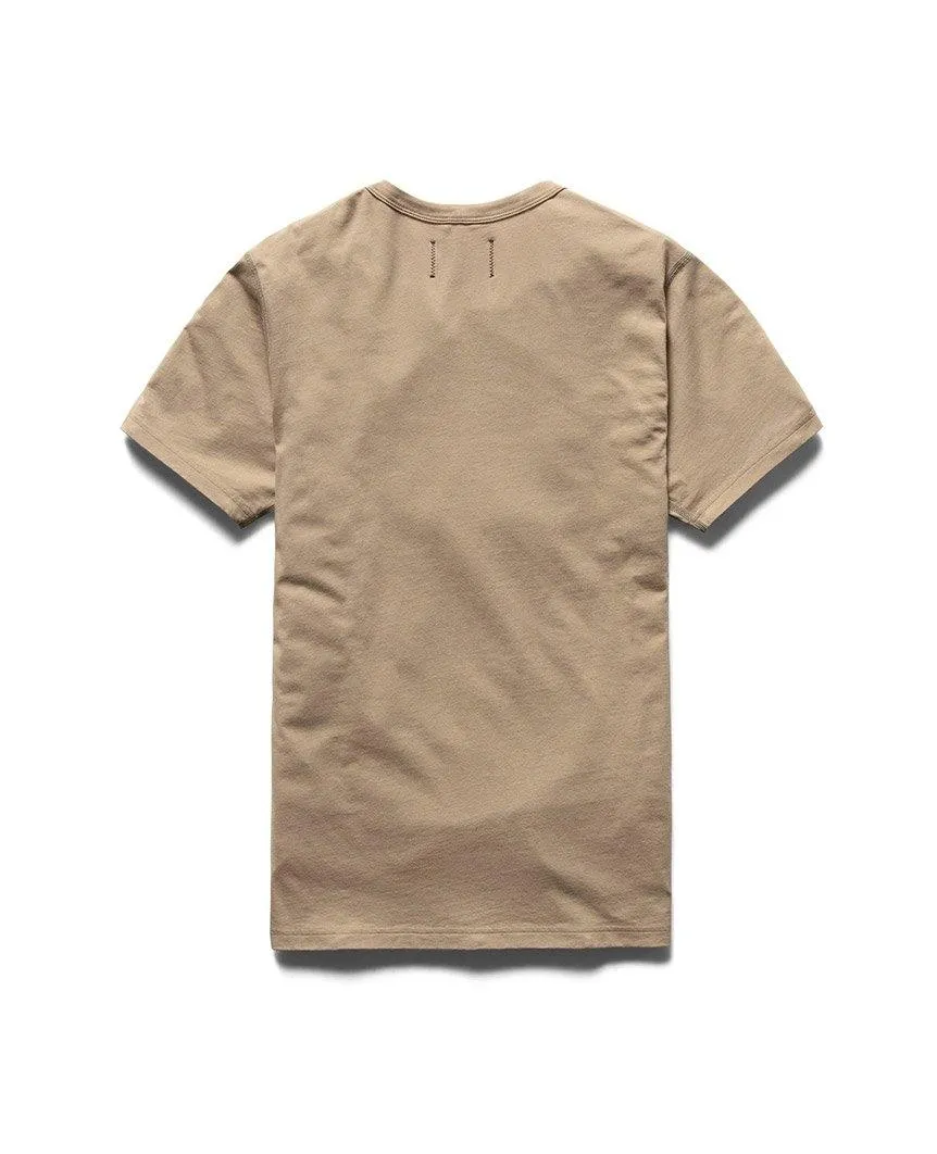 Knit Cotton Ringspun Jersey Khaki