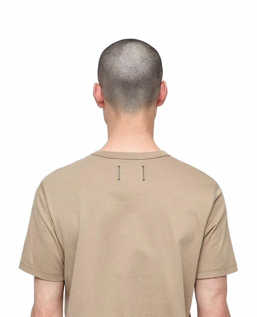 Knit Cotton Ringspun Jersey Khaki