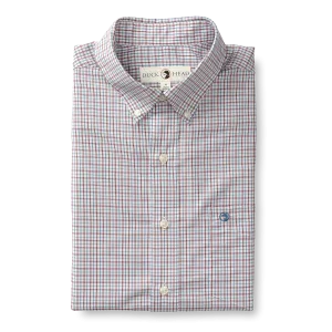 Langley Plaid Performance Poplin Sport Shirt