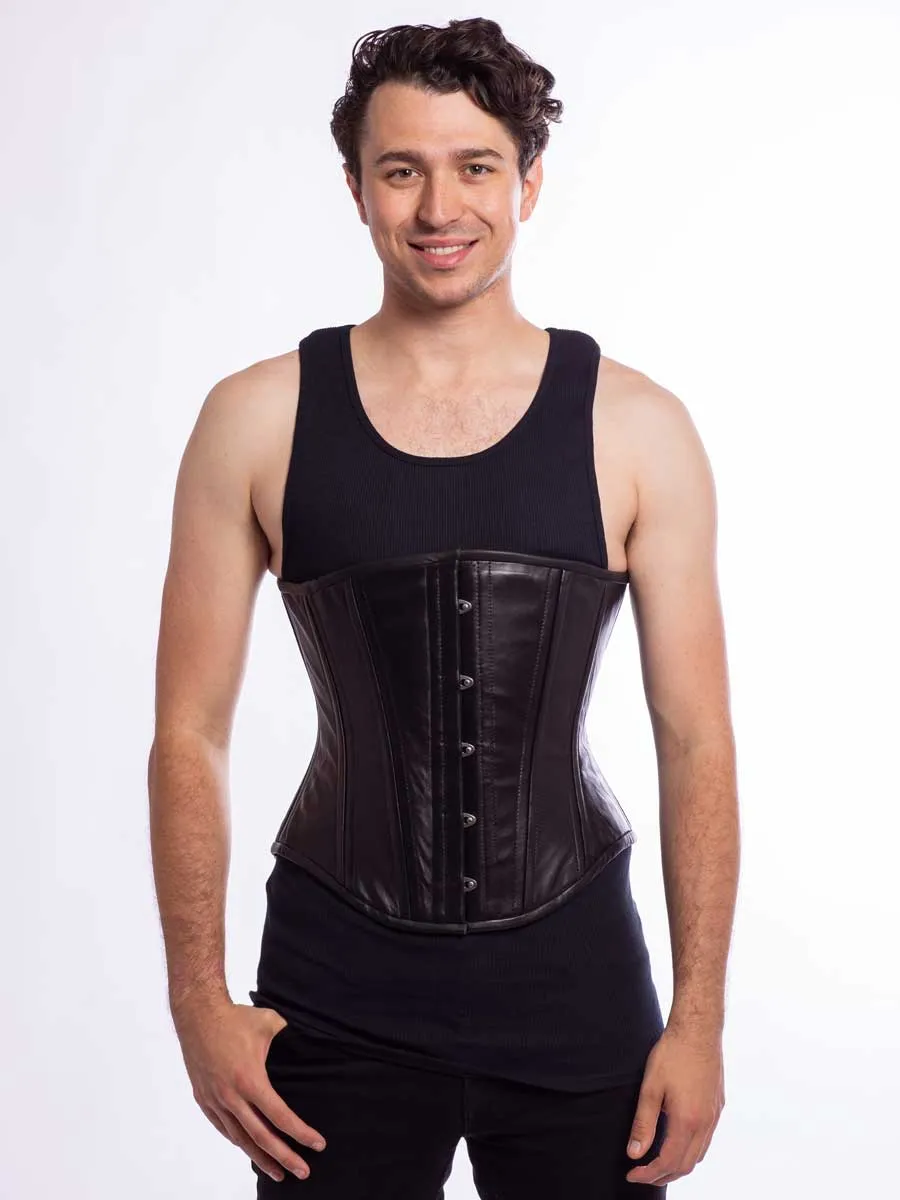 Leather Modern Curve Longline Underbust Corset : CS-701
