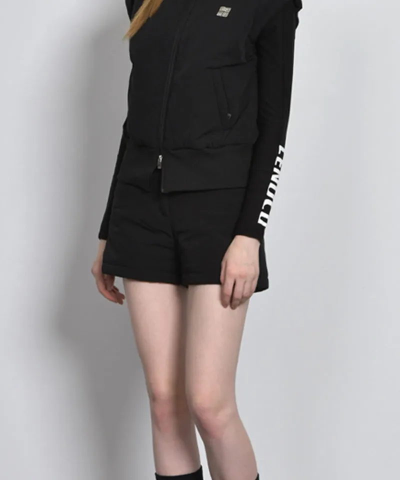 LENUCU Padded Short - Black