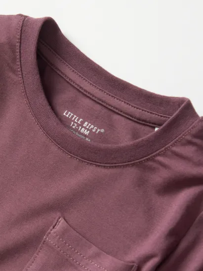 Little Bipsy Bamboo Pocket Tee