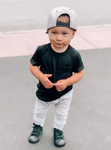 Little Bipsy Bamboo Pocket Tee