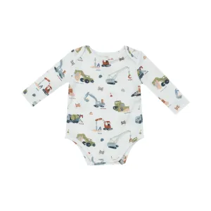 Long Sleeve Bodysuit - Construction Alphabet