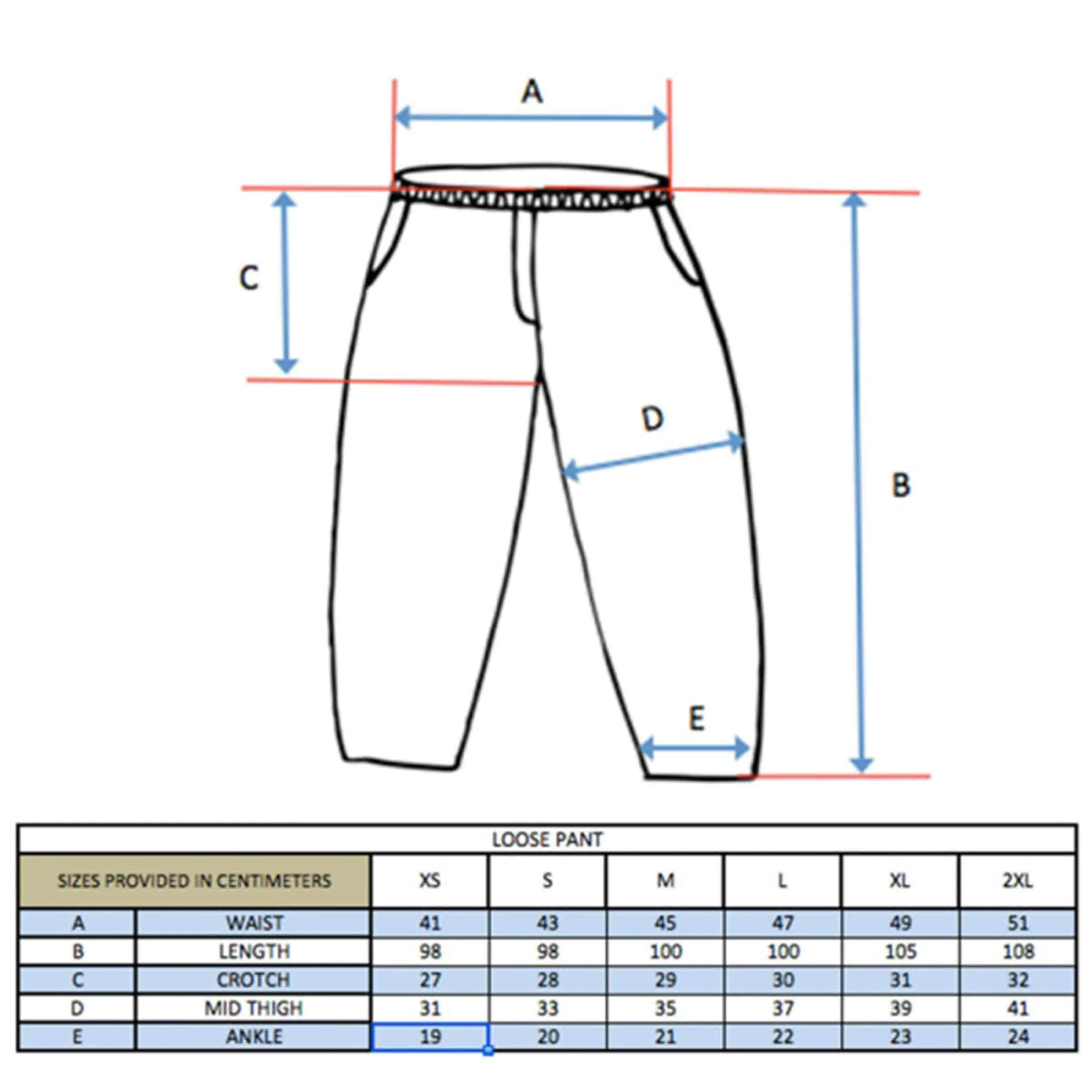 LOOSE PANTS Olive