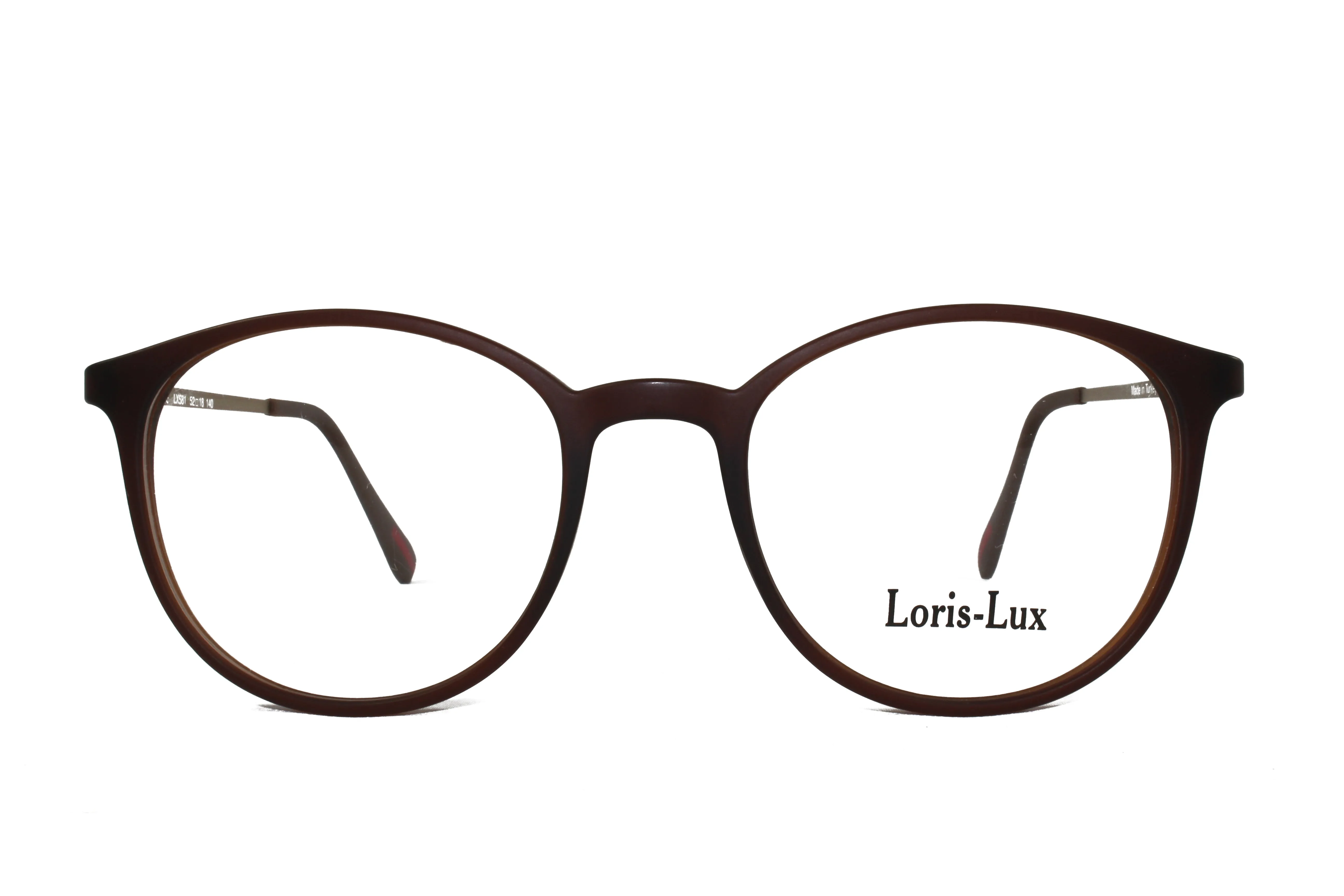 Loris Lux Women's Unbreakable Flexible Bendable Round TR90 Material Eyeglasses, LUX Women-581