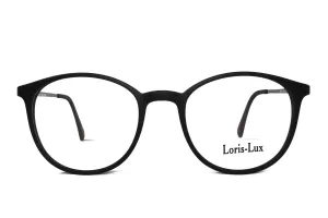 Loris Lux Women's Unbreakable Flexible Bendable Round TR90 Material Eyeglasses, LUX Women-581