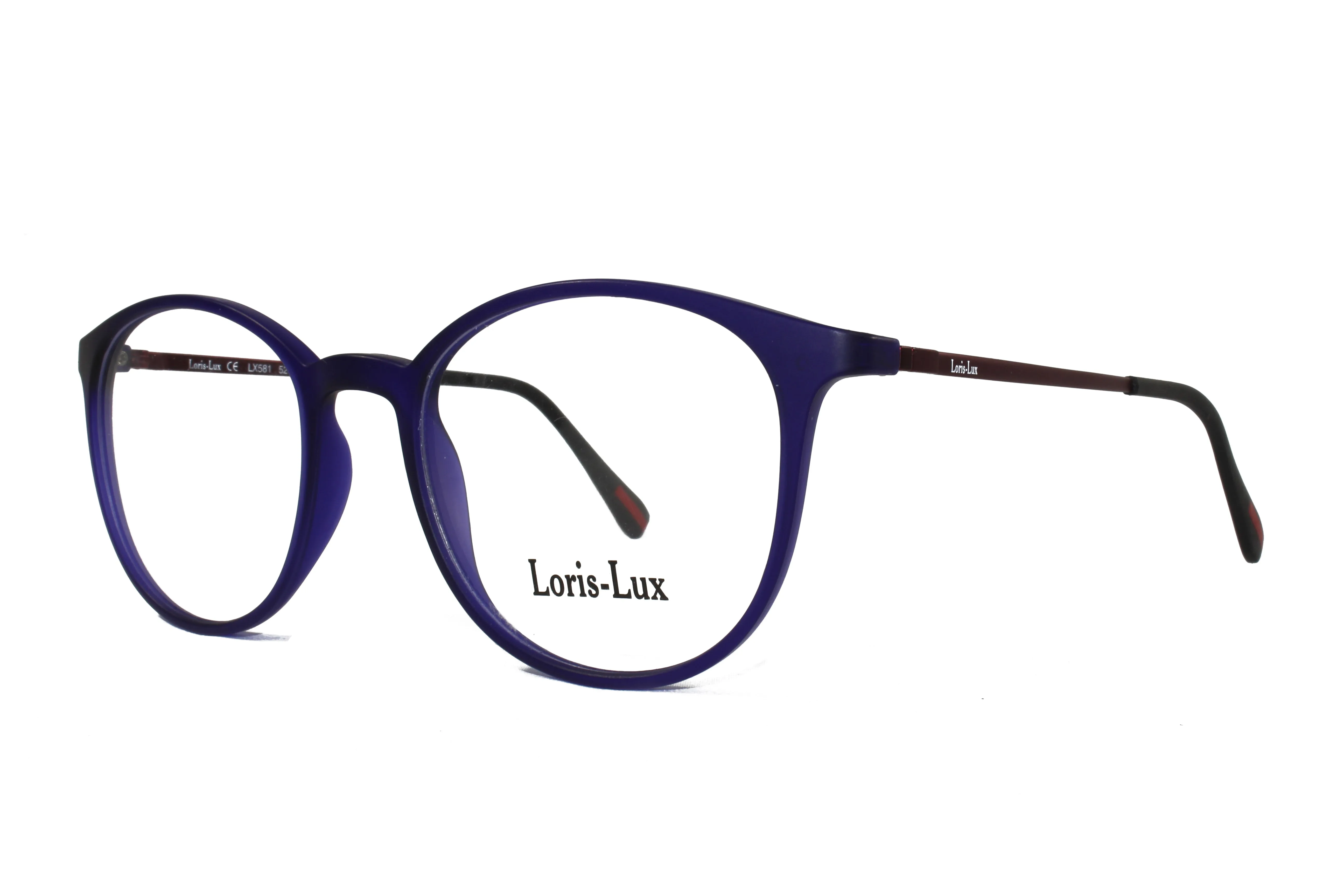 Loris Lux Women's Unbreakable Flexible Bendable Round TR90 Material Eyeglasses, LUX Women-581