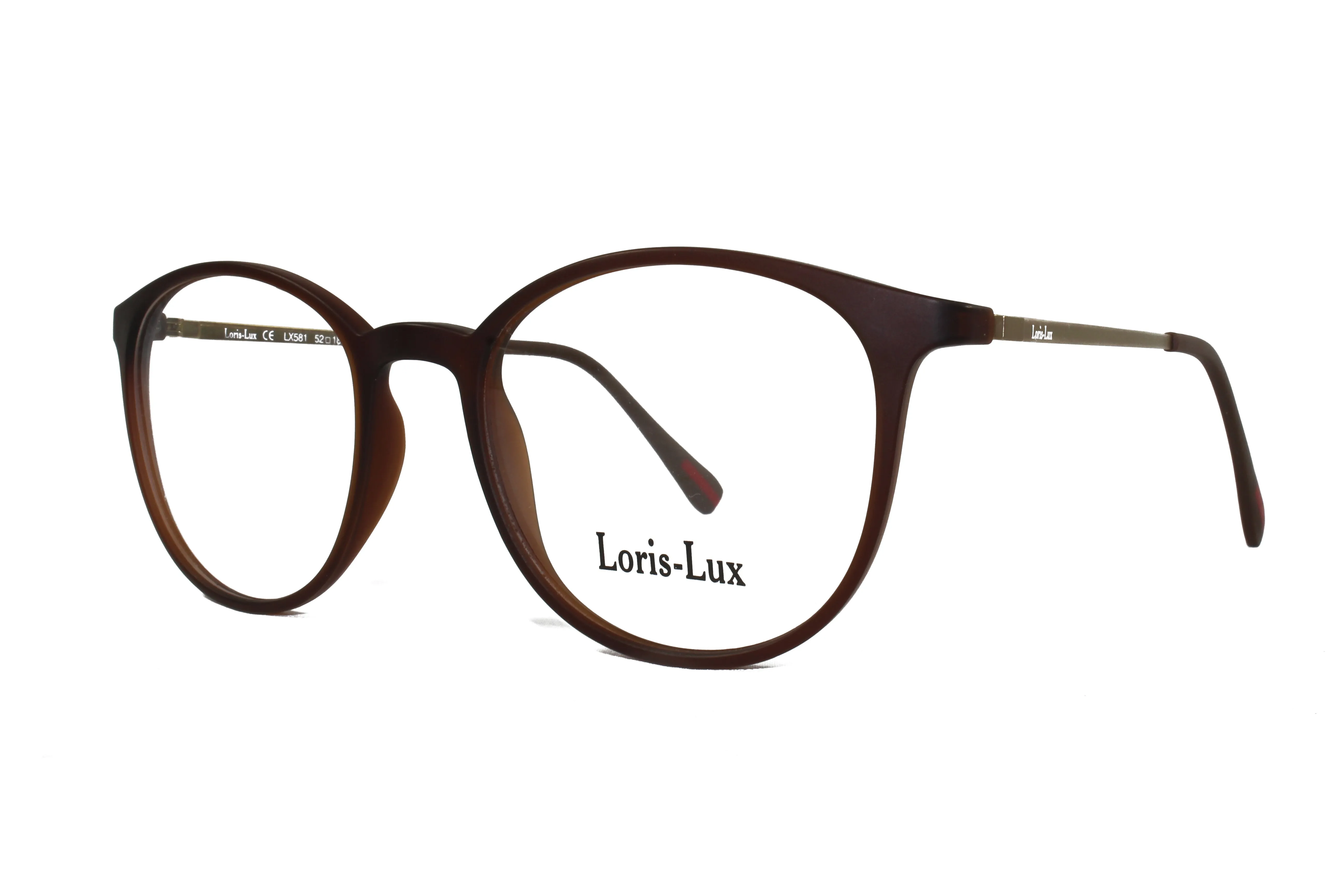 Loris Lux Women's Unbreakable Flexible Bendable Round TR90 Material Eyeglasses, LUX Women-581