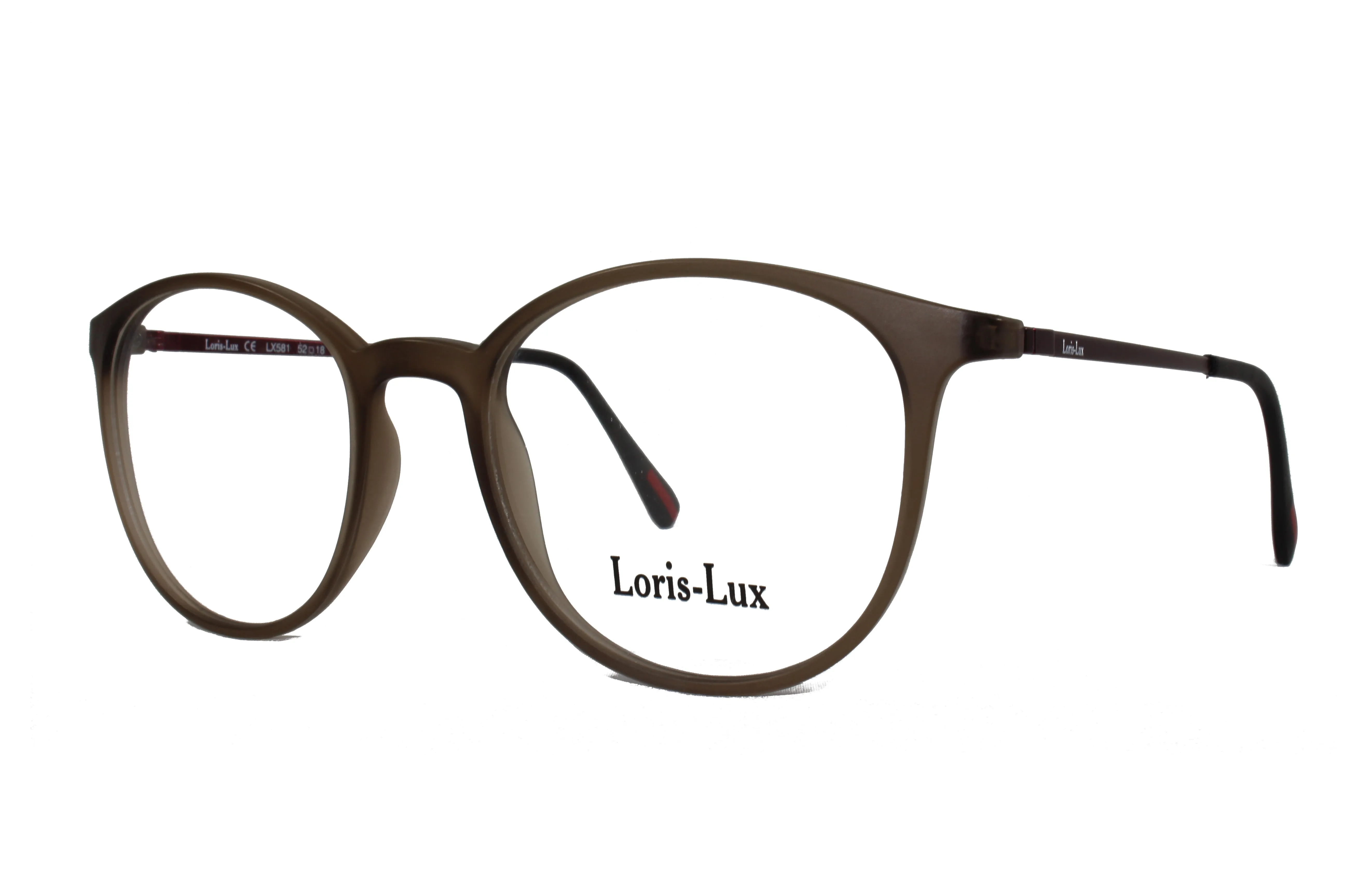 Loris Lux Women's Unbreakable Flexible Bendable Round TR90 Material Eyeglasses, LUX Women-581