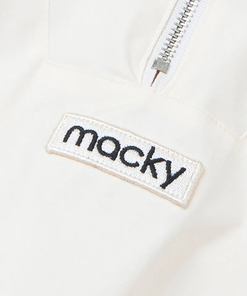 MACKY Golf: Simply Padded Anorak - Cream
