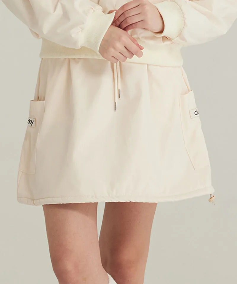 MACKY Golf: Simply Padded Skirt - Cream