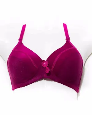 Magenta Single Padded Bra