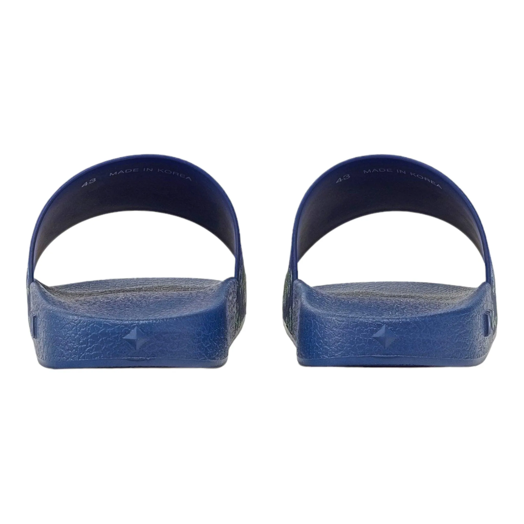 MCM Women's Monogram Print Rubber Slides
