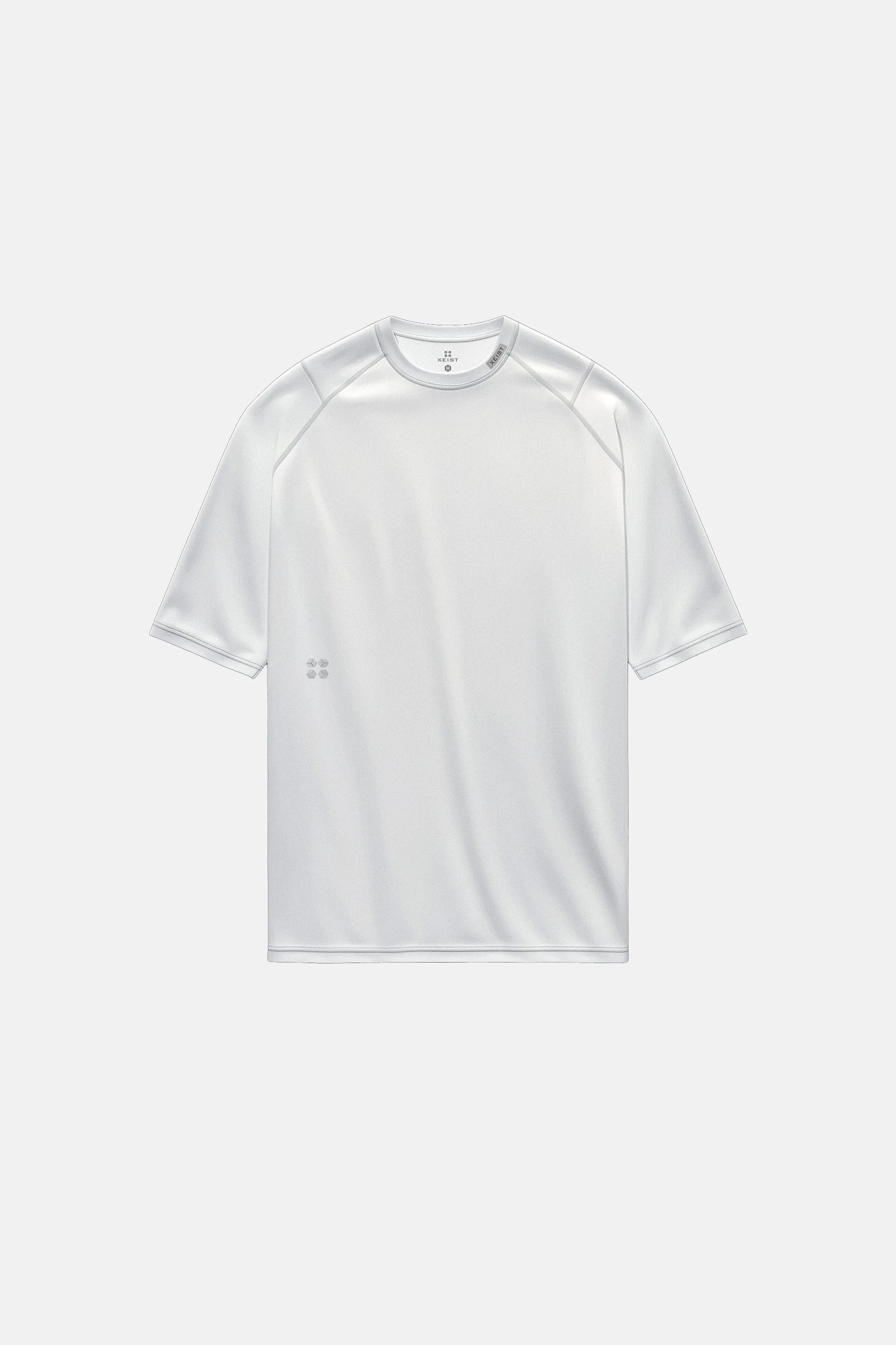 Mens Compression Short Sleeve - White
