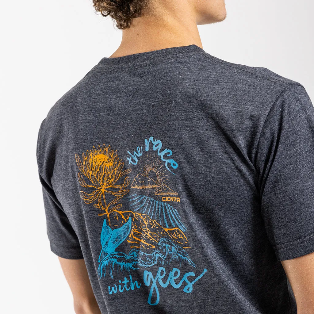 Men's FNB Wines2Whales 2024 Gees T Shirt (Charcoal)