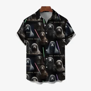 Men's Hawaiian Casual Short Sleeve Shirt 2407000205