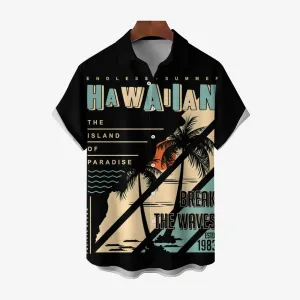 Men's Hawaiian Casual Short Sleeve Shirt 2407000960