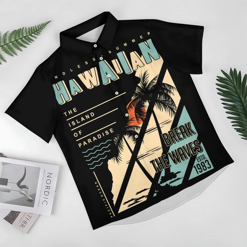 Men's Hawaiian Casual Short Sleeve Shirt 2407000960