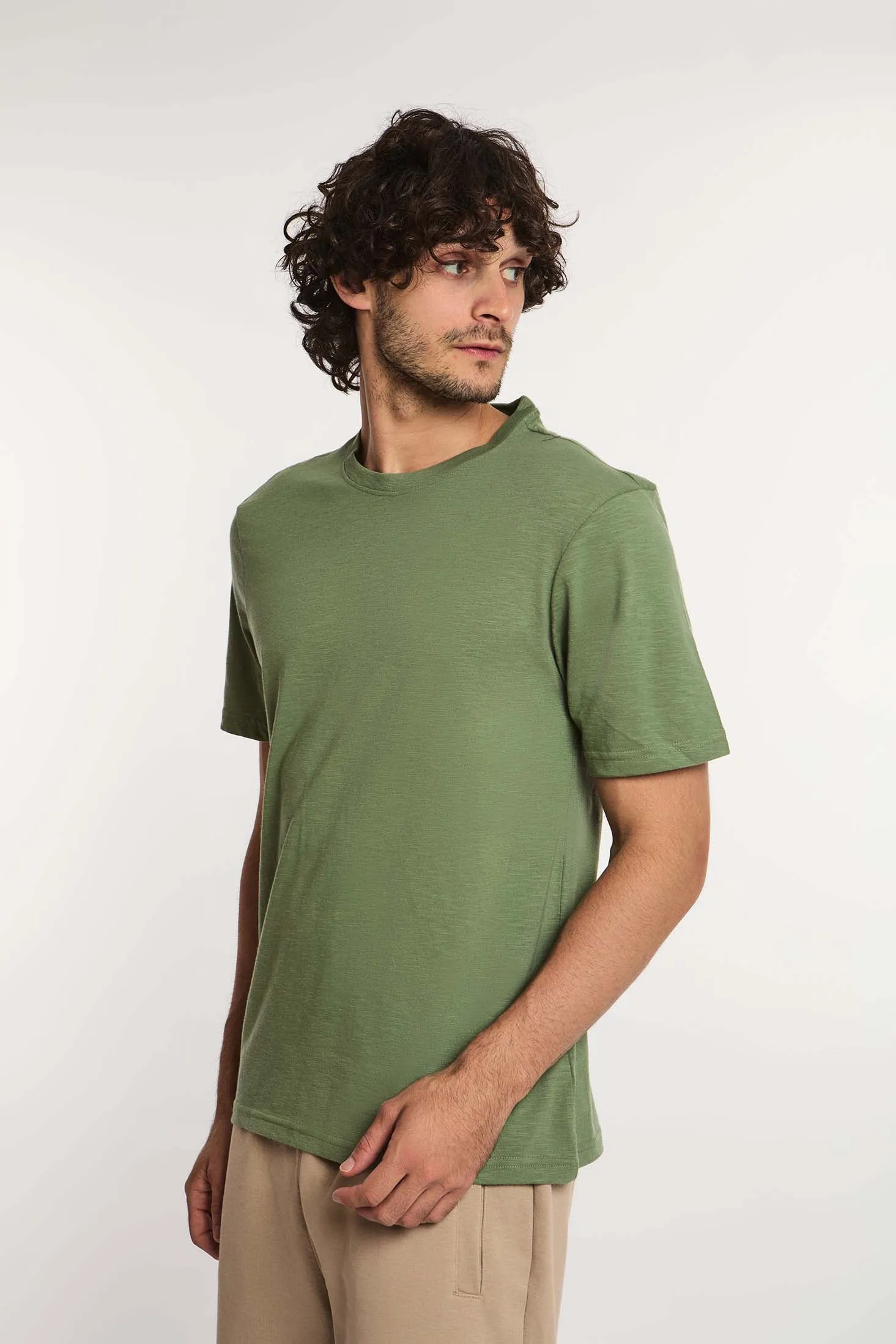 MenT- Shirt - Khaki