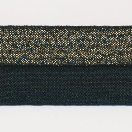 Metallic Stretch Tape (Gold) #50 Black