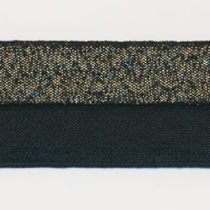Metallic Stretch Tape (Gold) #50 Black