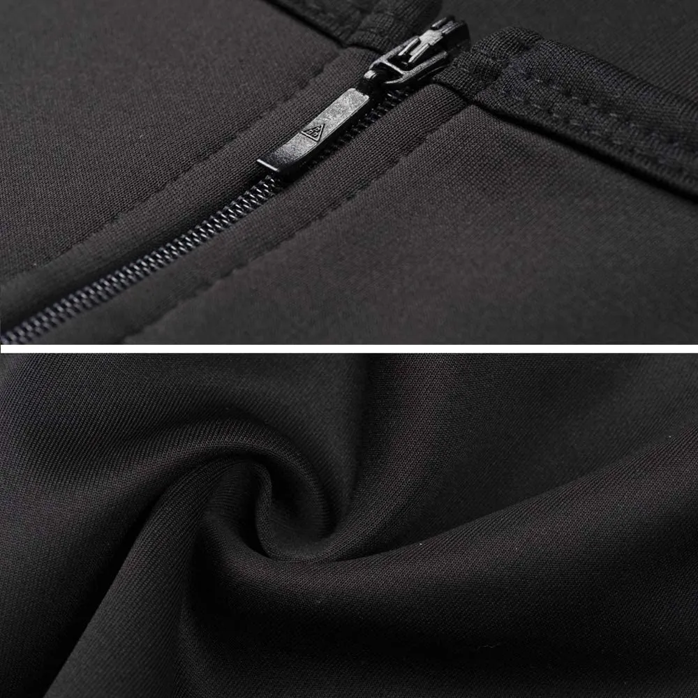 MRIMIN  FTM Lesbian Tomboy Zip Up Elastic Chest Binder Breathable Bamboo Slim Fit Tank Top-MRB3