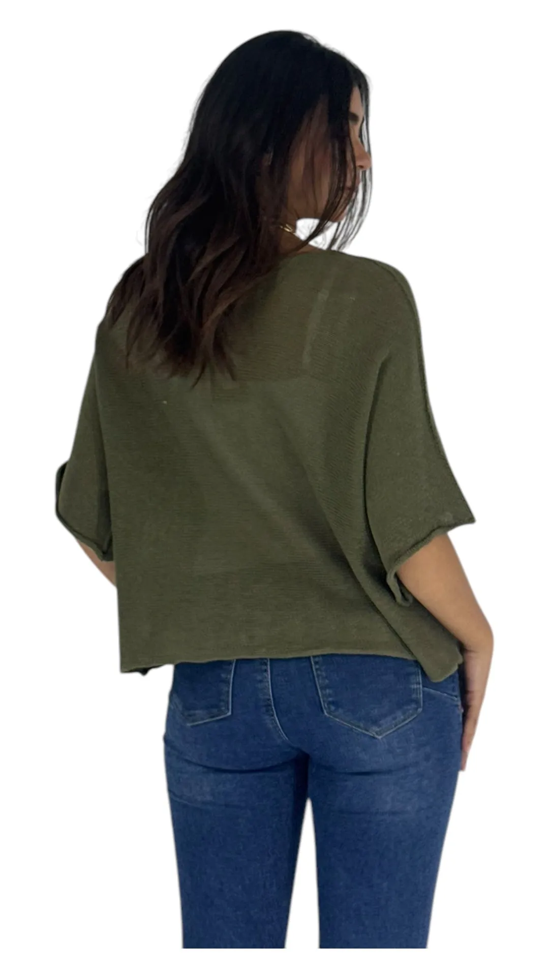Nada khaki top