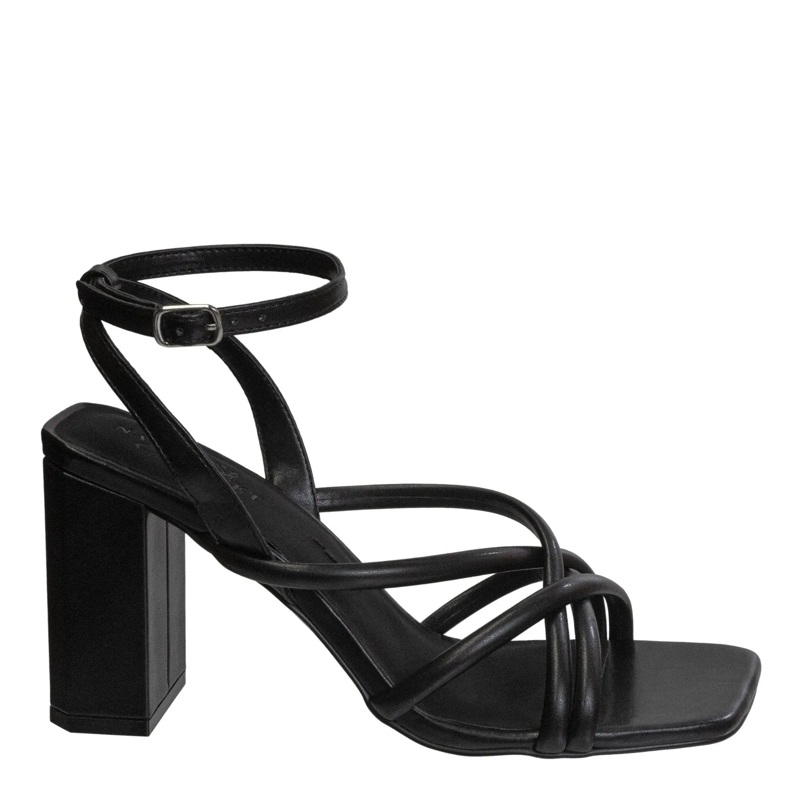 Naked Feet: MOOD in BLACK Heeled Sandals
