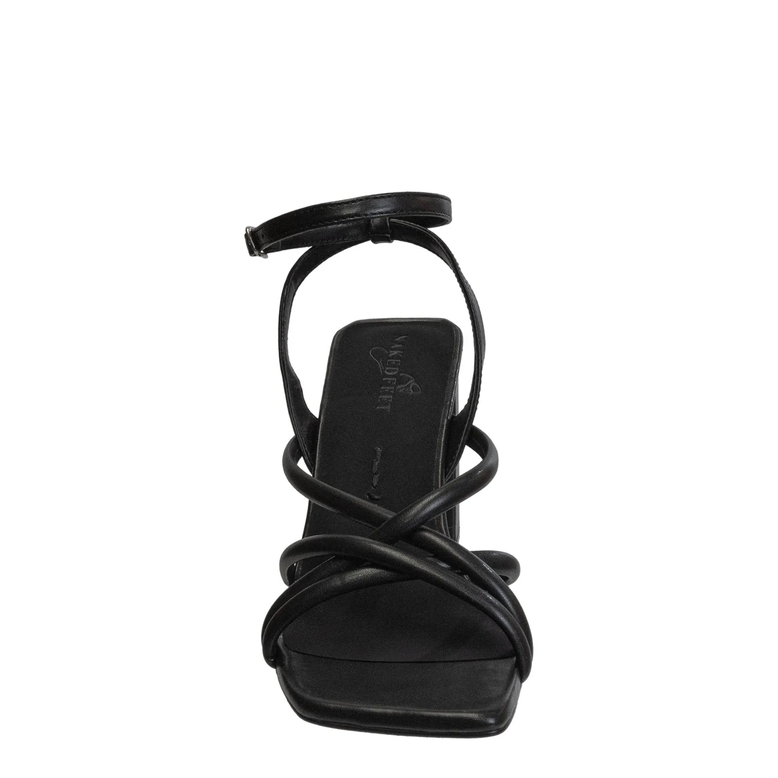 Naked Feet: MOOD in BLACK Heeled Sandals