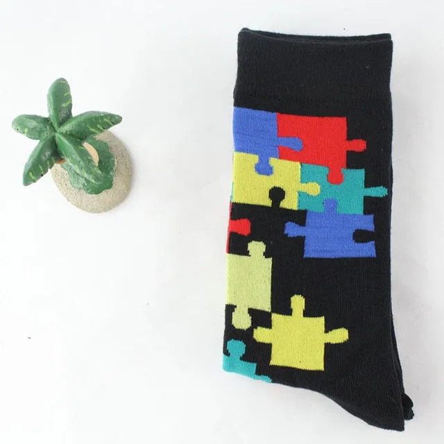 Nostalgia 93' Collection: Patterned Socks