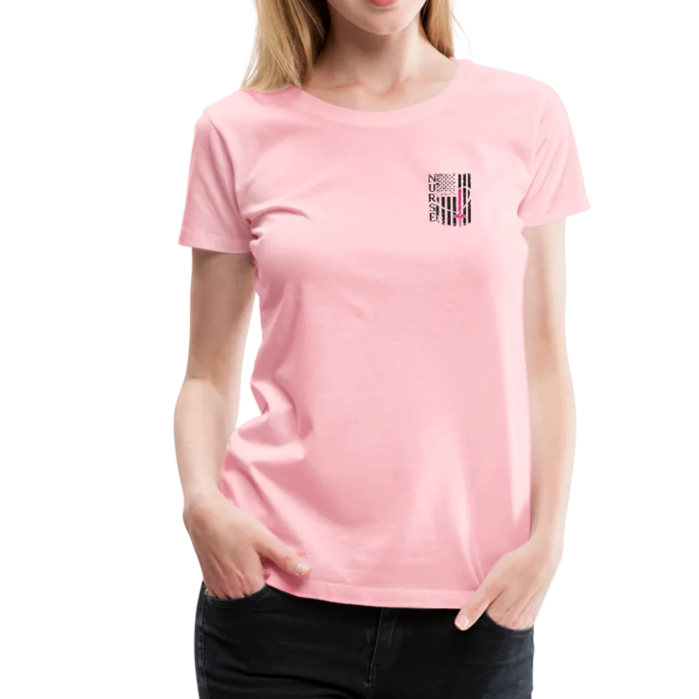 Nurse Flag Women’s Premium T-Shirt (CK1312)