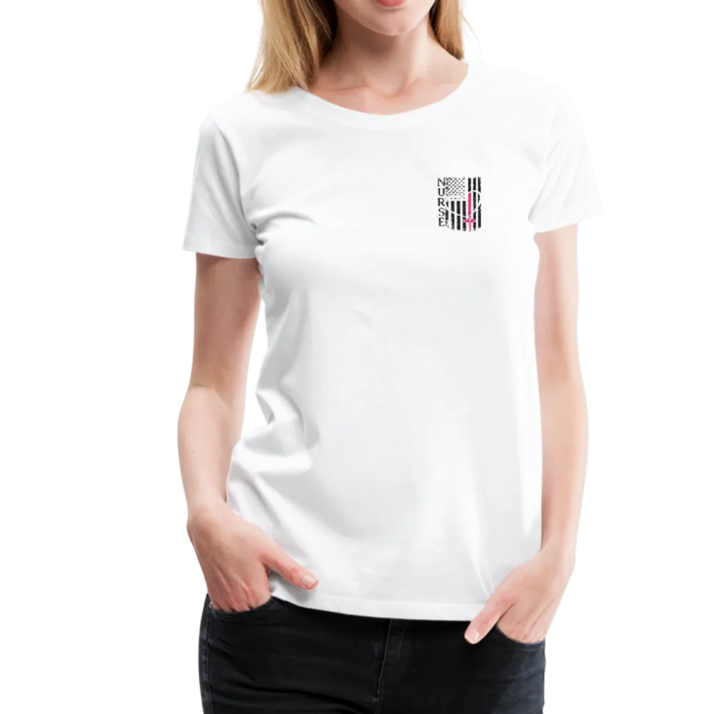 Nurse Flag Women’s Premium T-Shirt (CK1312)