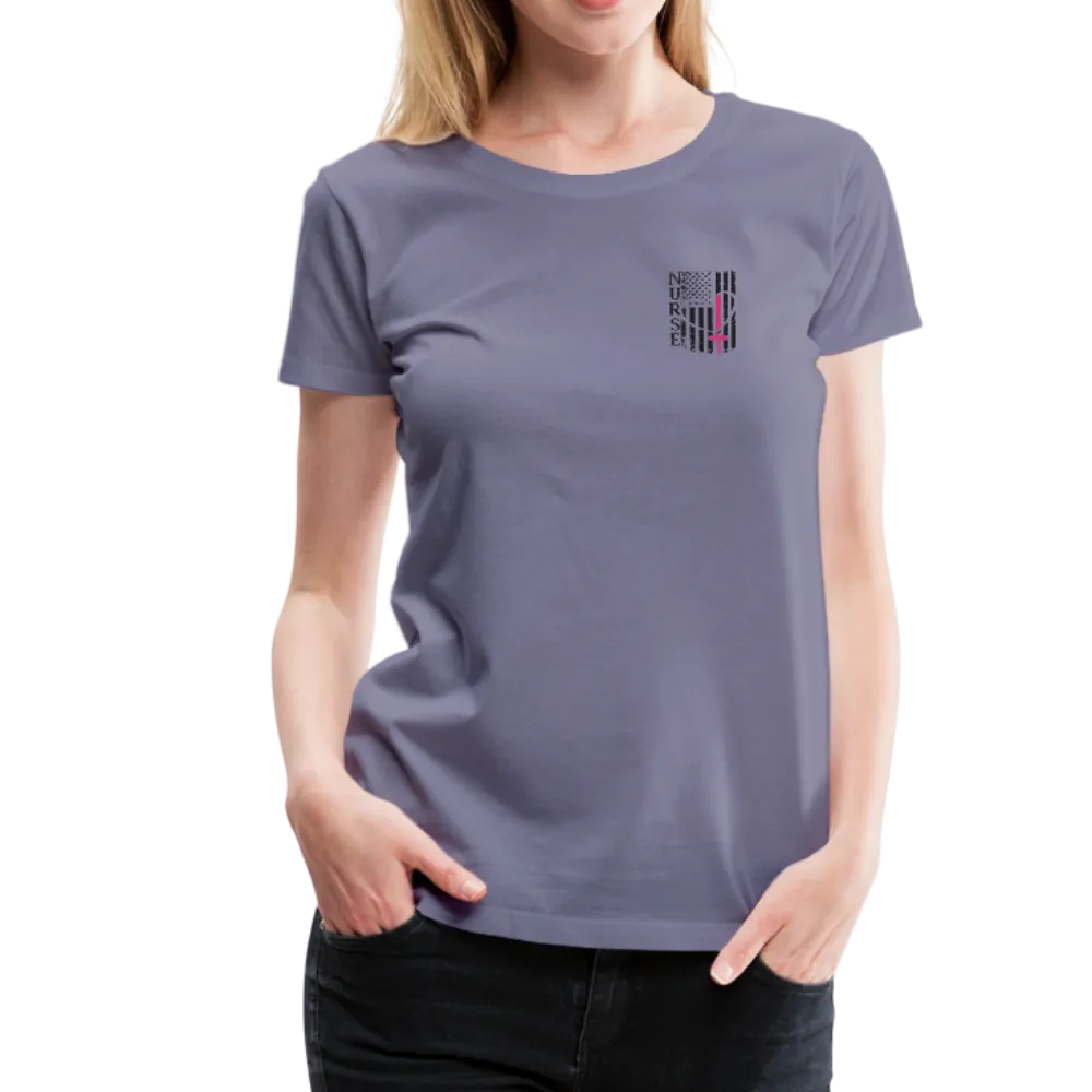 Nurse Flag Women’s Premium T-Shirt (CK1312)